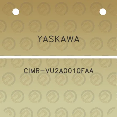 yaskawa-cimr-vu2a0010faa