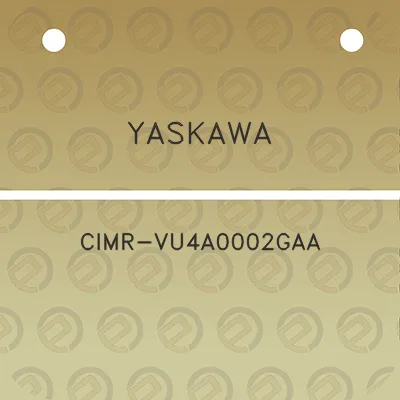 yaskawa-cimr-vu4a0002gaa