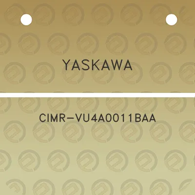 yaskawa-cimr-vu4a0011baa