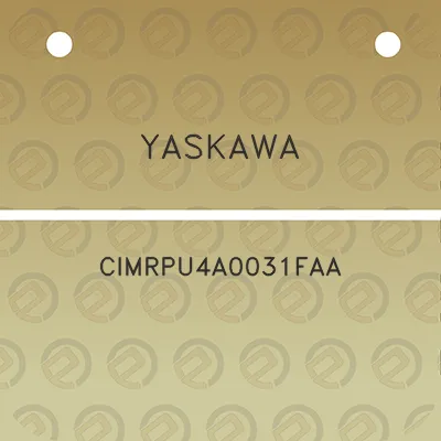 yaskawa-cimrpu4a0031faa