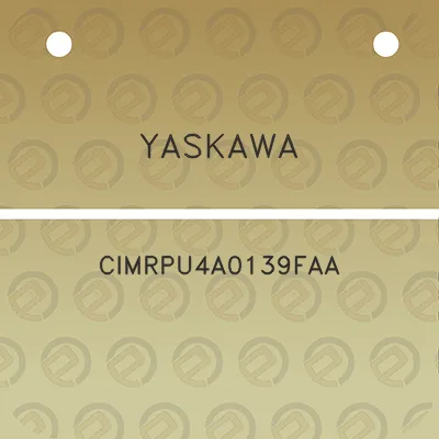 yaskawa-cimrpu4a0139faa