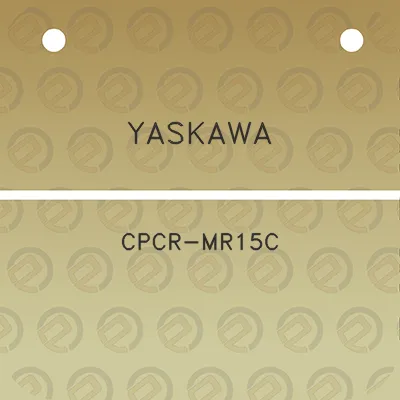 yaskawa-cpcr-mr15c