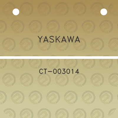 yaskawa-ct-003014