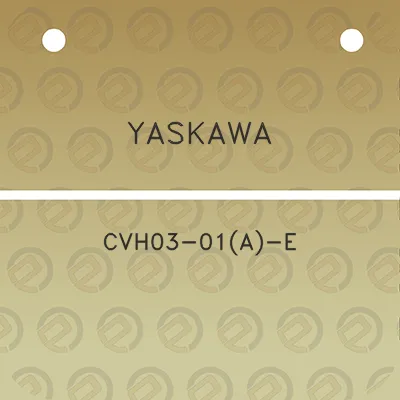 yaskawa-cvh03-01a-e