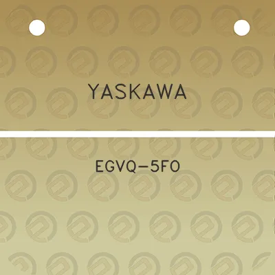 yaskawa-egvq-5fo