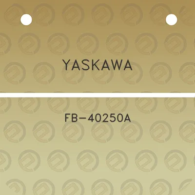 yaskawa-fb-40250a