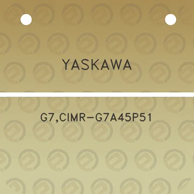 yaskawa-g7cimr-g7a45p51