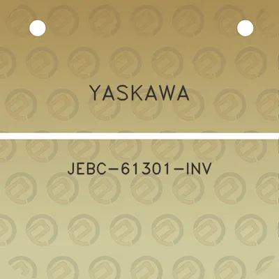 yaskawa-jebc-61301-inv