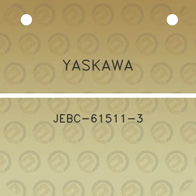 yaskawa-jebc-61511-3