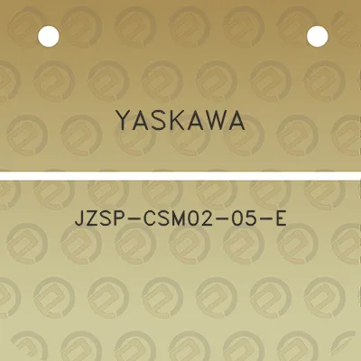 yaskawa-jzsp-csm02-05-e