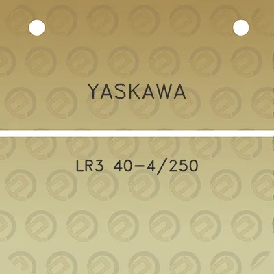 yaskawa-lr3-40-4250