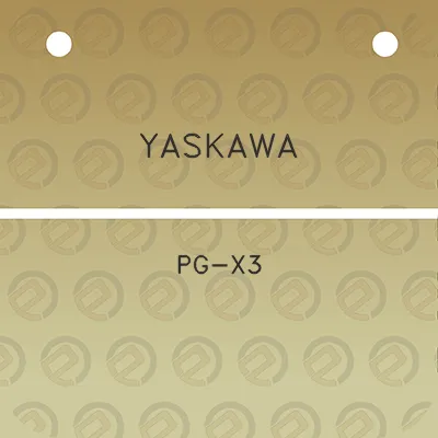 yaskawa-pg-x3