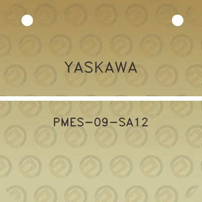 yaskawa-pmes-09-sa12