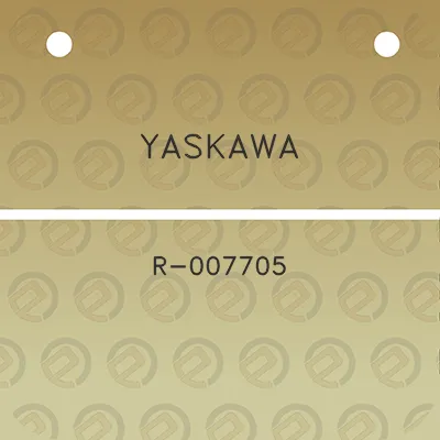 yaskawa-r-007705