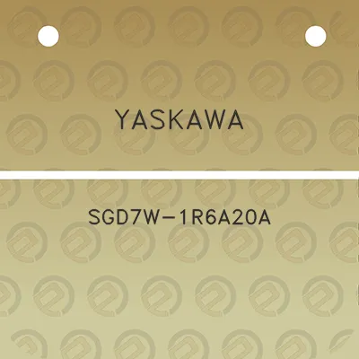 yaskawa-sgd7w-1r6a20a