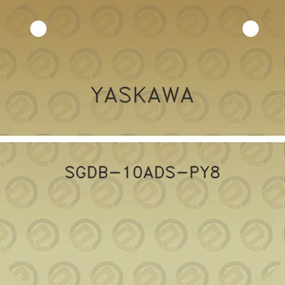 yaskawa-sgdb-10ads-py8