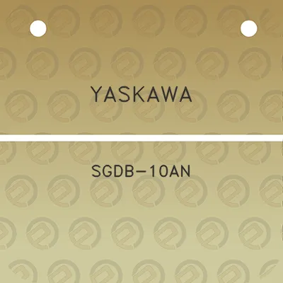 yaskawa-sgdb-10an