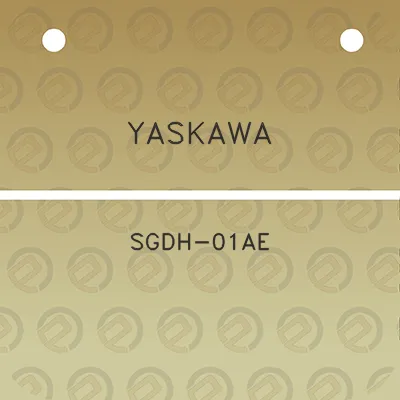 yaskawa-sgdh-01ae