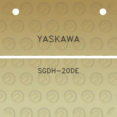 yaskawa-sgdh-20de