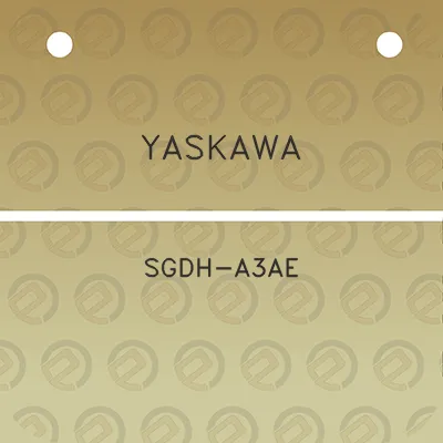 yaskawa-sgdh-a3ae