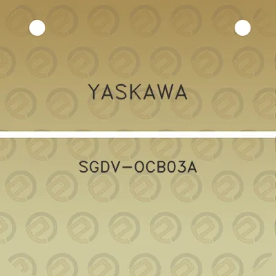 yaskawa-sgdv-ocb03a