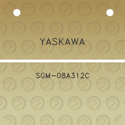 yaskawa-sgm-08a312c