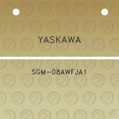 yaskawa-sgm-08awfja1