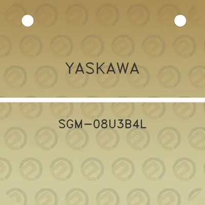 yaskawa-sgm-08u3b4l