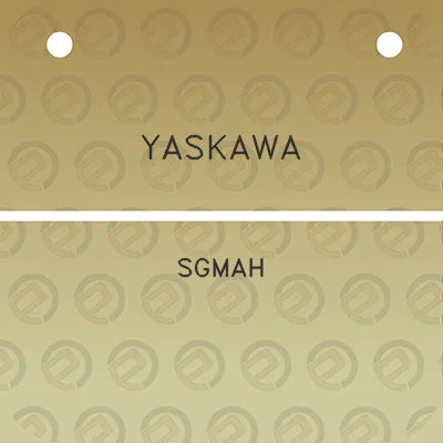 yaskawa-sgmah