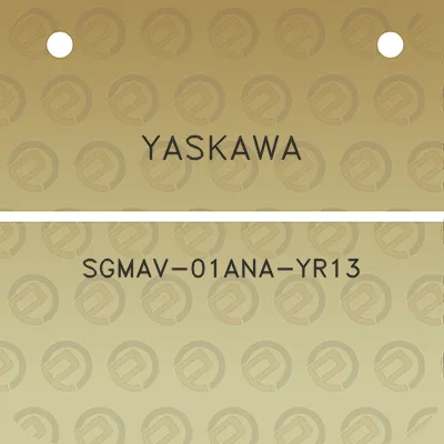 yaskawa-sgmav-01ana-yr13