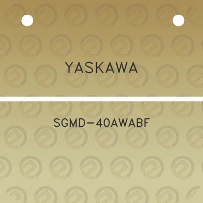 yaskawa-sgmd-40awabf