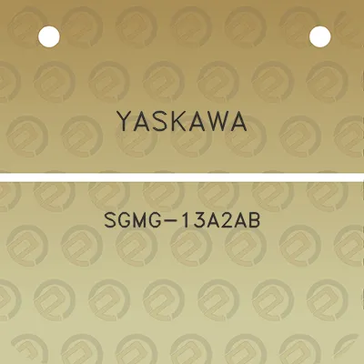 yaskawa-sgmg-13a2ab