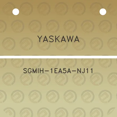 yaskawa-sgmih-1ea5a-nj11