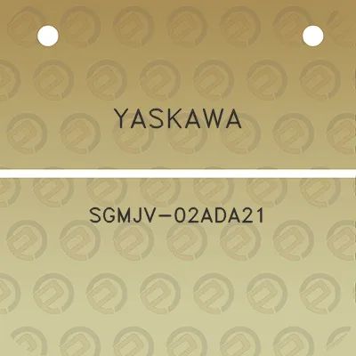 yaskawa-sgmjv-02ada21