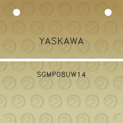 yaskawa-sgmp08uw14