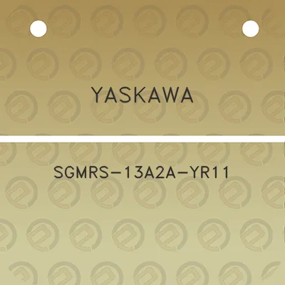 yaskawa-sgmrs-13a2a-yr11