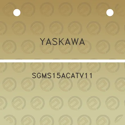 yaskawa-sgms15acatv11