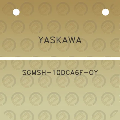 yaskawa-sgmsh-10dca6f-oy