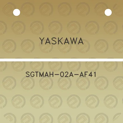 yaskawa-sgtmah-02a-af41