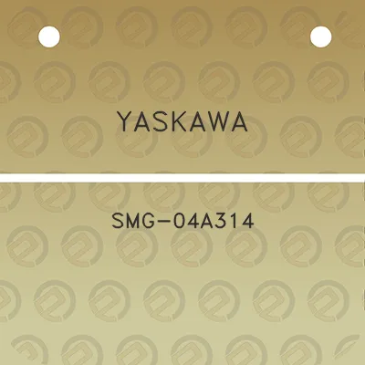 yaskawa-smg-04a314