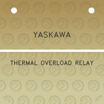 yaskawa-thermal-overload-relay