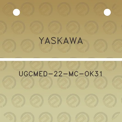 yaskawa-ugcmed-22-mc-ok31