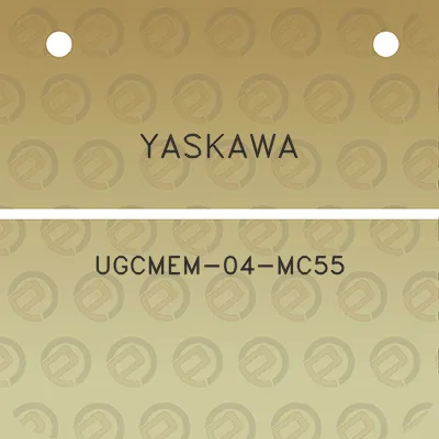 yaskawa-ugcmem-04-mc55