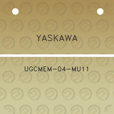 yaskawa-ugcmem-04-mu11