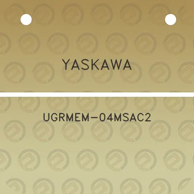 yaskawa-ugrmem-04msac2