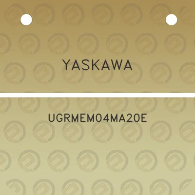 yaskawa-ugrmem04ma20e