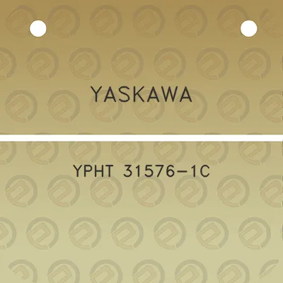 yaskawa-ypht-31576-1c