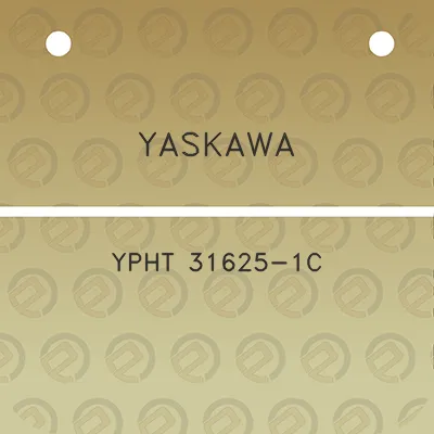 yaskawa-ypht-31625-1c