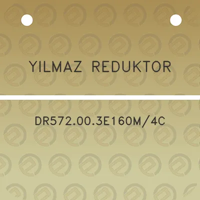 yilmaz-reduktor-dr572003e160m4c