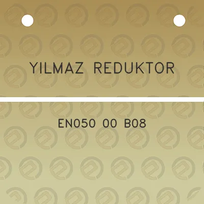 yilmaz-reduktor-en050-00-b08